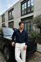 Yurin Men's Premium Muslin 100% Cotton Oversize Navy Blue Long Sleeve Shirt - 7