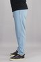 Men's Light Blue Sports Pants Stretch Fabric Fabric Relaxed Fit Elastic Drawstring Waist - 4