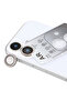 iPhone 17 Compatible Diamond Gray Stone Camera Lens Housing Luxury Anti-Refraction Accessory Group - 4