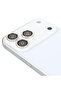 iPhone 17 Pro Max Compatible Diamond Silver Rhinestone Camera Lens Cover Glittery Anti-Refraction Accessory