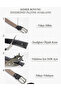 Premium %1Oo Genuine Leather |   Men's Denim Trousers Belt I |   Special Buckled - 5