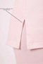 Women's Cotton in Single Jersey Fabric Crew Neck Regular Fit Short Sleeve Skirt Slit Tunic - 2
