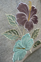 Embroidered Linen Mixed Floral Print 2-Piece Set of Cushion Cover (45X45Cm) - 4