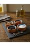 Set of 4 Natural Clay Bowls 150 ml - 4