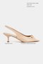 Rone Ten Matte Pointed Toe Open Front Buckled Stiletto Heel U Women's Shoes - 3