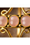 Natural Stone Brass Ring