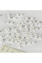 4,6,8 mm White Non-Hole Pearl Beads Package 75 Gr (855+ Pieces of Beads) - 2