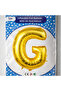 Gold “G” Letter Foil Balloon – 1 Piece (Helium & Air Compatible) - 2