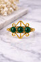 Natural Stone Brass Ring - 2