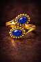 Natural Stone Brass Ring - 2