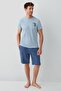 Men's & Children's Shorts Sets Sold Separately |   100% Cotton Father Son Summer Suit Combination - 3