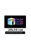 Hajjis in Kaaba Hu Der Allah Auto Hologram Glass Sticker 20X10 cm - Religious Islamic Divine Modified Tuning - 3