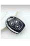 Luxury Ford Fiesta Mondeo Focus Transit Fusion 3 Button Nano Key Black Silver