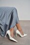 Lunara White Patent Leather Pointed Toe Women's Stiletto - 8
