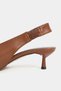 Lunix Taba Matte Pointed Toe Slingback Stiletto Heel U Women's Shoes - 7
