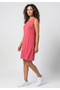 Women's Viscose Damla Collar Detail Sleeveless Relaxed Cut Casual Dress - 3