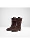 Brown Suede Genuine Leather Bellows Comfortable Women's Daily Boots - 2