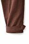 4836 Women's Asymmetrical Detail Blouse and Trousers Two-Piece Set Brown - 2