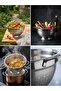Stainless Steel Strainer with Stand - Pasta, Fruit and Vegetable Washing Strainer with Double Handles Colander 26 cm - 4