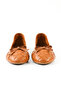 Genuine Leather Tan Women's Ballet Flats Shoes - Z2210 - 3