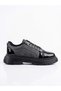 Gray Patent Leather Parachute Detail Smart Rubber Laces High Sole Casual Men's Shoes Tge2303 - 6