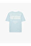 Comfortable Fit Short Sleeve Crew Neck Printed Cotton T-Shirt - 4