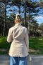 Side-Tieded Jacket with Pleat Detail - 6