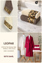 6 Piece Striped Bathrobe Set 100% Cotton Certified + Gift Leopard 2-Piece Coffee Cream Hand Towel Dowry - 4