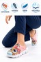 Women's Sabo Slipper Orthopedic Ultra Lightweight Nurse Doctor Medical Daily Floral Slipper