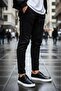 Dma08-1066 Black Orthopedic Casual Men's Leather Shoes - 5