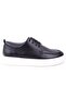 Dma08-1066 Black Orthopedic Casual Men's Leather Shoes - 2