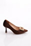 K818 Women's Square Buckle Heeled Shoes