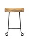 Gavin bar stools, 2 pcs., solid mango wood - 3