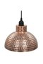 Copper-colored hemispherical chandeliers, 2 pcs. - 5