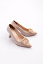 K818 Women's Square Buckle Heeled Shoes - 2