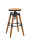 Bar stools, 2 pcs., solid fir wood - 2