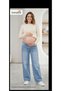 Fdn Lycra Jean Pregnancy Pants Trendy Summer Collection Fashion - 4