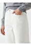 White Straight Fit Women's Jean Pants - 3