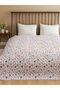 Mixed Floral Pattern Double Bedspread