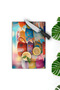 Colorful Cups and Tea Delight Uv Printing on Tempered Glass Cutting Board 30X40 cm Size - Bckt006 - 3
