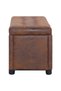 Storage stool, brown, 87.5 cm, eco- Suede - 3