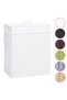 Bamboo laundry basket, white, 100 L - 2
