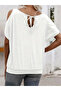 Women's Off-Shoulder Casual Blouse - 4