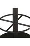 Bar stool, black, Genuine Leather - 4