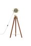 Tripod floor lamp, 97 cm, solid mango wood - 5