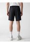 Black Standard Fit Unisex Sports Shorts - 7
