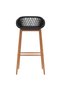 Bar stools, 2 pcs., black - 3