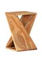 Side table, 35x35x55 cm, solid acacia wood