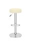 Bar stools, 2 pcs., cream, fabric - 3