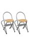 Folding breakfast bar set with 2 chairs - 5